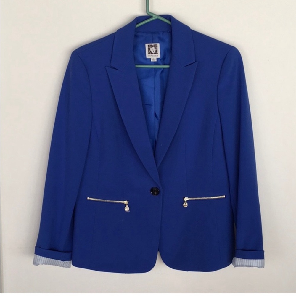 Anne Klein Bright Blue Blazer